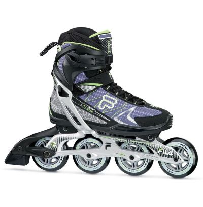 Лот: 12206409. Фото: 1. Ролики FILA/PLUME Lady lila/green... Роликовые коньки, скейтборды, самокаты