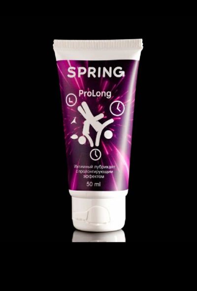Лот: 19255994. Фото: 1. Гель-лубрикант интимный Spring... Интимная косметика, смазки
