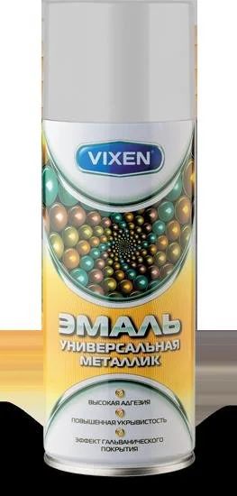 Лот: 9856535. Фото: 1. Эмаль VIXEN универсальная металлик... Краски, лаки, растворитель