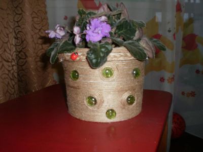 Лот: 4658210. Фото: 1. горшок для цветов. Кашпо, горшки, вазоны для цветов
