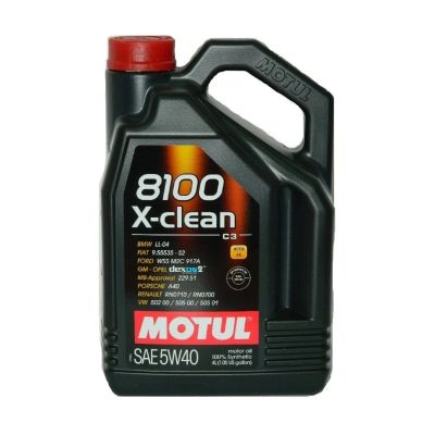 Лот: 12496750. Фото: 1. Motul 8100 X-clean 5W40 4 л. Масла, жидкости