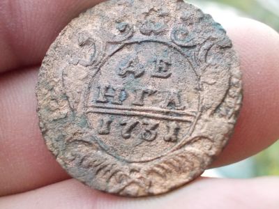 Лот: 12169981. Фото: 1. Великолепная денга 1731 года... Россия до 1917 года