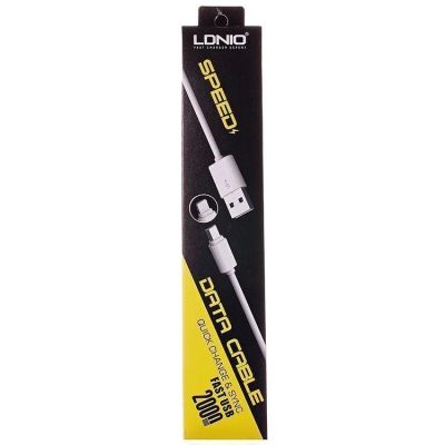 Лот: 12602532. Фото: 1. Кабель USB 2.0 - microUSB 2м Ldnio... Дата-кабели, переходники