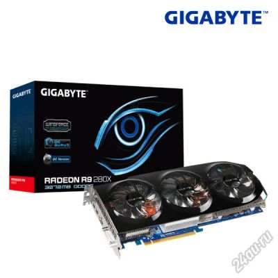 Лот: 5930155. Фото: 1. Видеокарта PCI-E GigaByte AMD... Видеокарты