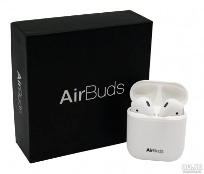 Лот: 18155685. Фото: 1. Беспроводные наушники AirBuds... Наушники, гарнитуры