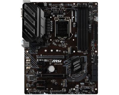 Лот: 23274267. Фото: 1. Материнская плата MSI Z390-A PRO... Материнские платы