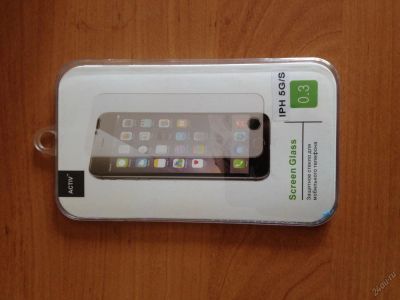 Лот: 5960331. Фото: 1. Защитное стекло для iPhone 5,5s. Защитные стёкла, защитные плёнки