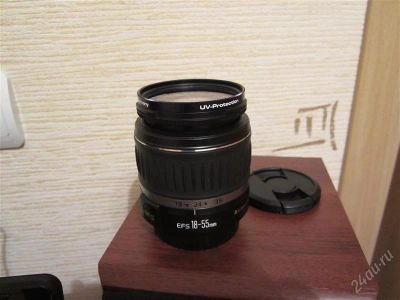 Лот: 1410447. Фото: 1. Объектив Canon EF 18-55mm F3,5-5... Объективы