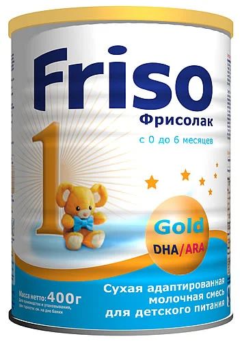 Лот: 3548011. Фото: 1. Смесь Фрисолак Голд от 0 до 6... Детское питание