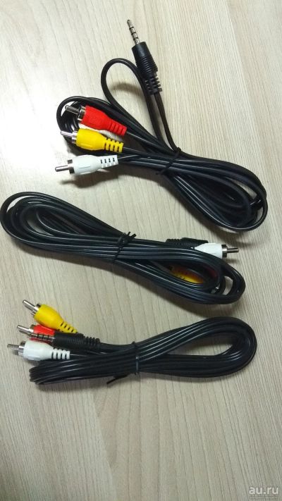Лот: 13052857. Фото: 1. Провод 3.5 - 3RCA. Шлейфы, кабели, переходники