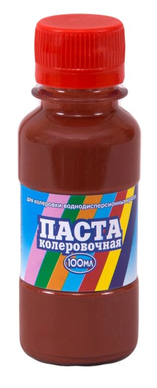 Лот: 12943432. Фото: 1. Паста колеровочная Форум красно-коричневая... Краски, лаки, растворитель
