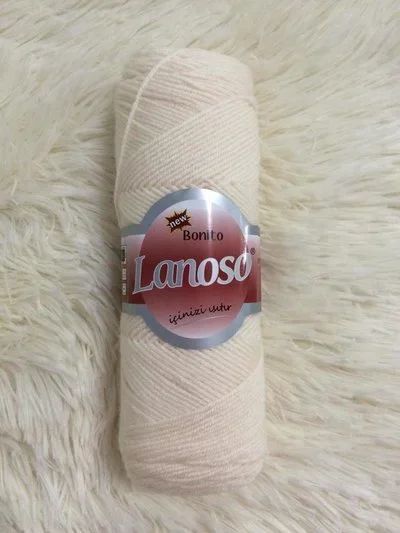 Лот: 9825869. Фото: 1. Пряжа Ланосо Bonito, %49 шерсть... Ткани, нитки, пряжа