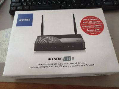 Лот: 13948249. Фото: 1. Wi Fi Роутер ZYXEL Keenetic Lite... Маршрутизаторы (роутеры)