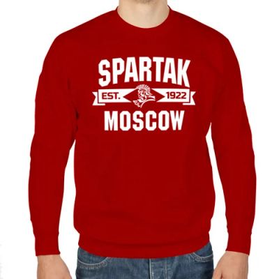 Лот: 5240596. Фото: 1. Свитшот мужской хлопок "Спартак... Свитеры, толстовки, худи