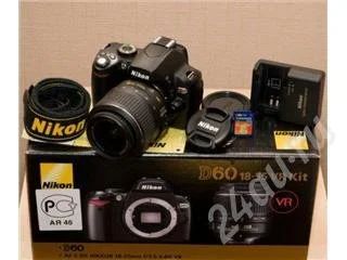 Лот: 250368. Фото: 1. Nikon D60 Kit 18-55 VR. Цифровые зеркальные