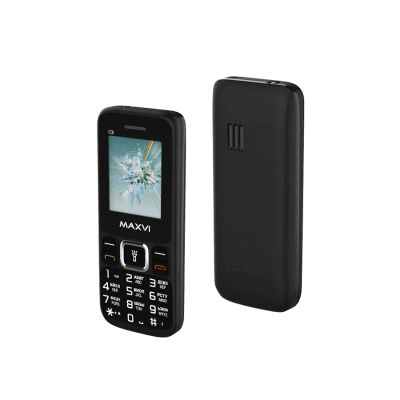 Лот: 25084144. Фото: 1. Сотовый Maxvi C3i Black 2sim/1... Кнопочные мобильные телефоны