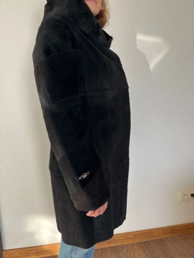 Лот: 24670617. Фото: 1. Шуба, стриженый бобер. Накидки, шубы