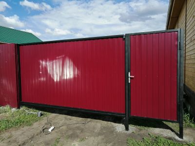 Лот: 13947613. Фото: 1. Ворота Откатные с Электро приводом... Ворота, заборы, шлагбаумы