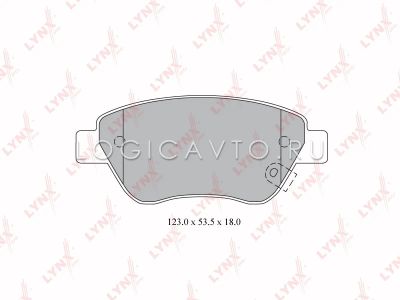 Лот: 12810694. Фото: 1. Lynx, BD-5916, колодки для дисковых... Тормозная система