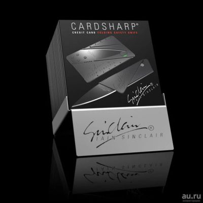 Лот: 8460478. Фото: 1. Нож визитка cardsharp черный цвет... Ножи, топоры