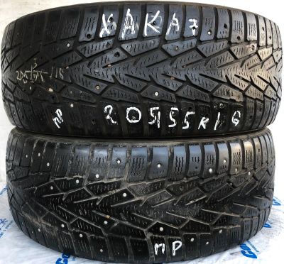 Лот: 14718569. Фото: 1. Шины 205/55 R16 205/55/16 Nokian... Шины