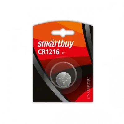 Лот: 19678733. Фото: 1. Батарейка SmartBuy CR 1216 BL... Батарейки, аккумуляторы, элементы питания