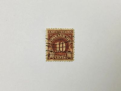 Лот: 23963931. Фото: 1. Доплатная марка. Postage due.10... Марки