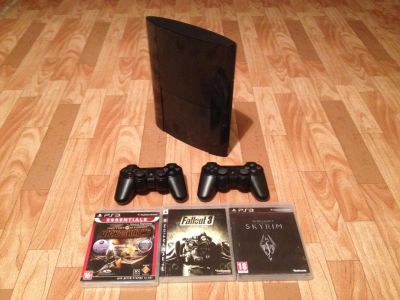 Лот: 6363903. Фото: 1. Sony playstation 3 slim 500гб... Игровые приставки, консоли