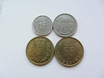 Лот: 7127224. Фото: 1. Люксембург набор из 4 монет 1986... Наборы монет