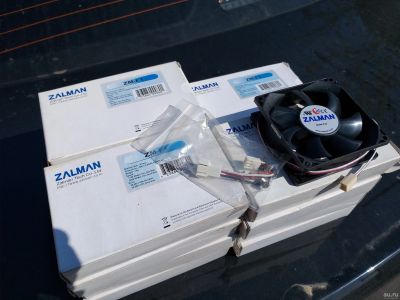 Лот: 13713525. Фото: 1. Куллеры zalman zm-f1 в коробках... Системы охлаждения