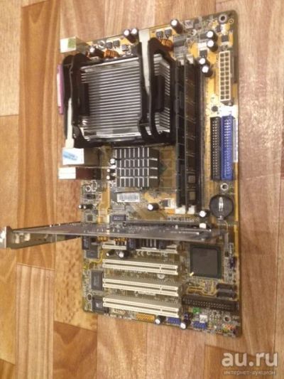Лот: 13529827. Фото: 1. материнская плата asus P4P800S-X... Материнские платы