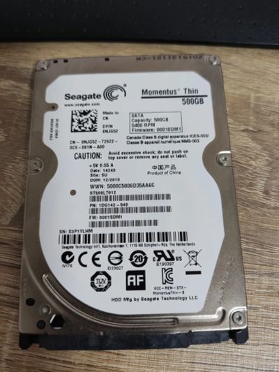 Лот: 19809149. Фото: 1. Жесткий Жиск 500ГБ 2,5. Жёсткие диски (HDD)