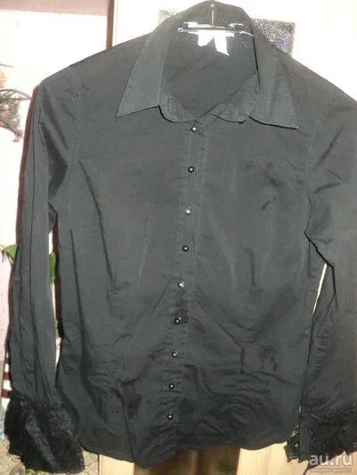 Лот: 8519530. Фото: 1. блузка чёрная. Блузы, рубашки