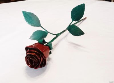 Лот: 13208210. Фото: 1. Кованая арома роза #3 Красный... Подарки на 14 февраля