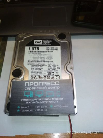 Лот: 15749596. Фото: 1. Жесткий диск 1Tb WD Caviar Black... Жёсткие диски (HDD)