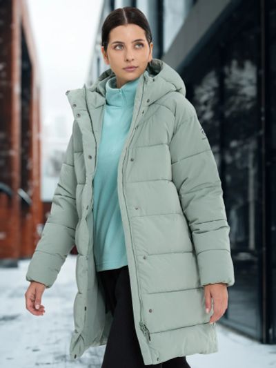Лот: 23232406. Фото: 1. Пуховик женский Northland, Зеленый. Легкие куртки, толстовки