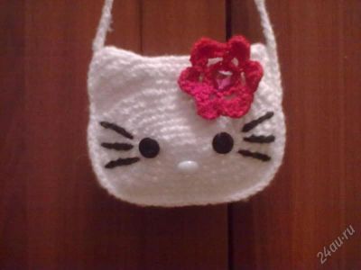 Лот: 1208224. Фото: 1. сумочка "hello kitty". Другое (ручная работа)