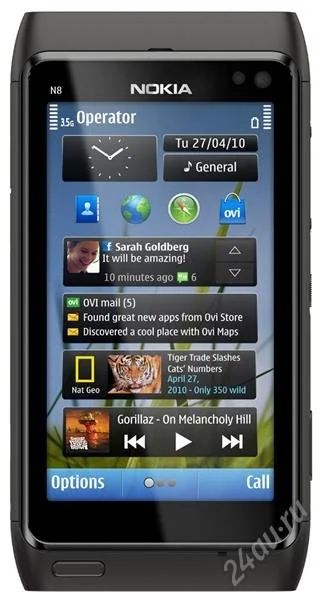 Лот: 2413194. Фото: 1. Nokia N8. Смартфоны