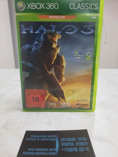 Лот: 18384377. Фото: 1. Halo 3. Лицензионный диск для... Игры для консолей