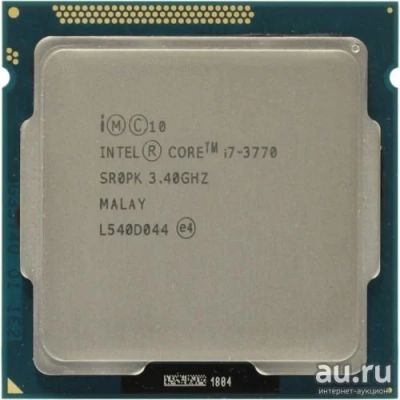 Лот: 13608285. Фото: 1. Процессор intel i7 3770 (4 ядра... Процессоры