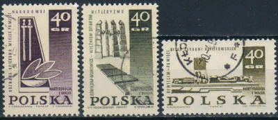 Лот: 20743709. Фото: 1. 1967. Польша. Мемориалы жертвам... Марки