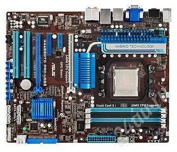 Лот: 592935. Фото: 1. asus m4a89gtd pro. Материнские платы