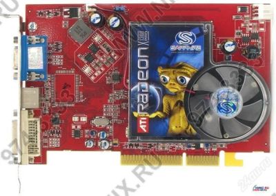 Лот: 60619. Фото: 1. Видеокарта AGP Sapphire Radeon... Красноярск