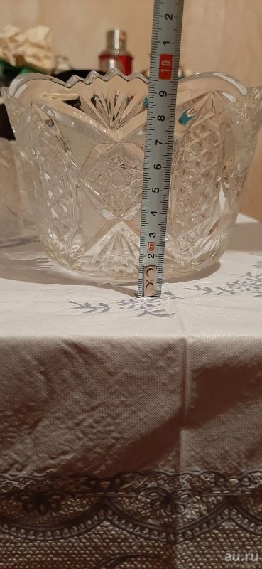 Лот: 18021506. Фото: 1. Ваза хрустальная СССР салатник9... Вазы