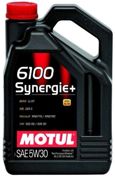 Лот: 10713053. Фото: 1. Motul 6100 Synergie+ 5w30 4л. Масла, жидкости