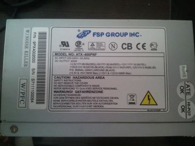 Лот: 4325329. Фото: 1. Блок Питания Atx Fsp Atx-400PNF... Корпуса, блоки питания