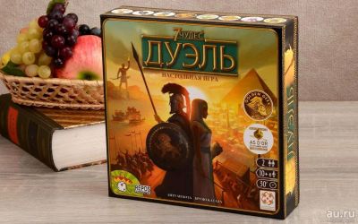 Лот: 12981200. Фото: 1. Asmodee: 7 чудес: Дуэль (7 Wonders... Настольные игры, карты