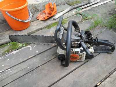 Лот: 7654887. Фото: 1. Бензопила STIHL MS 180. Бензо-, мотоинструмент