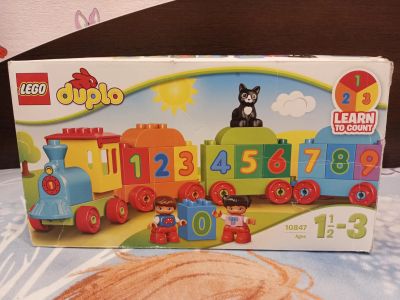 Лот: 21093942. Фото: 1. Lego Duplo 10847 Поезд Играй и... Конструкторы