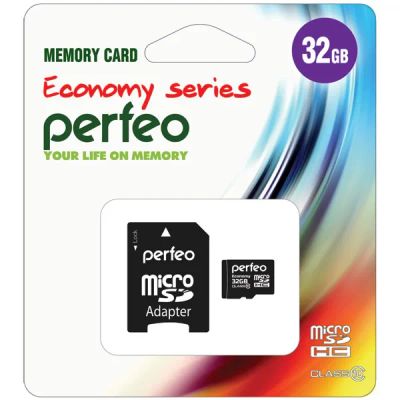 Лот: 21690901. Фото: 1. Карта памяти Perfeo microSD 32GB... Другое (аудиотехника)